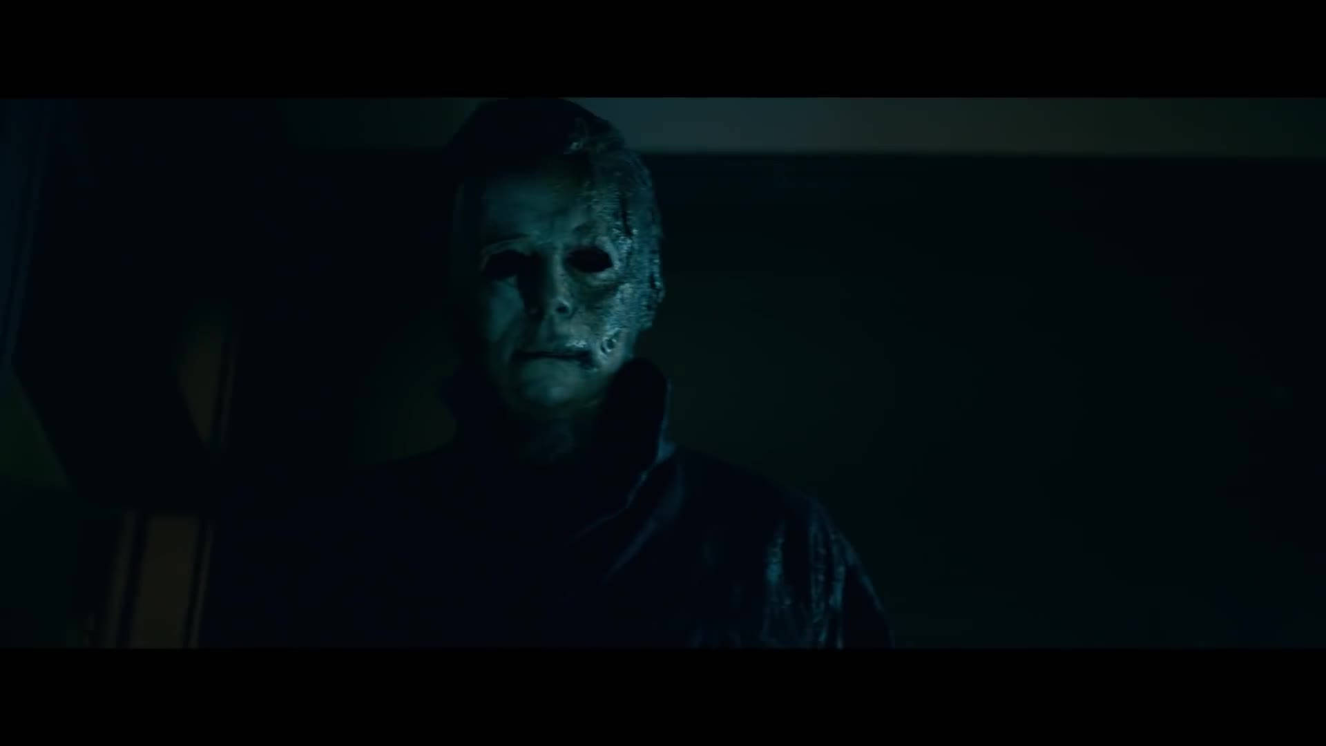 Halloween Kills, white mask, dark coat, Full HD Desktop Wallpaper