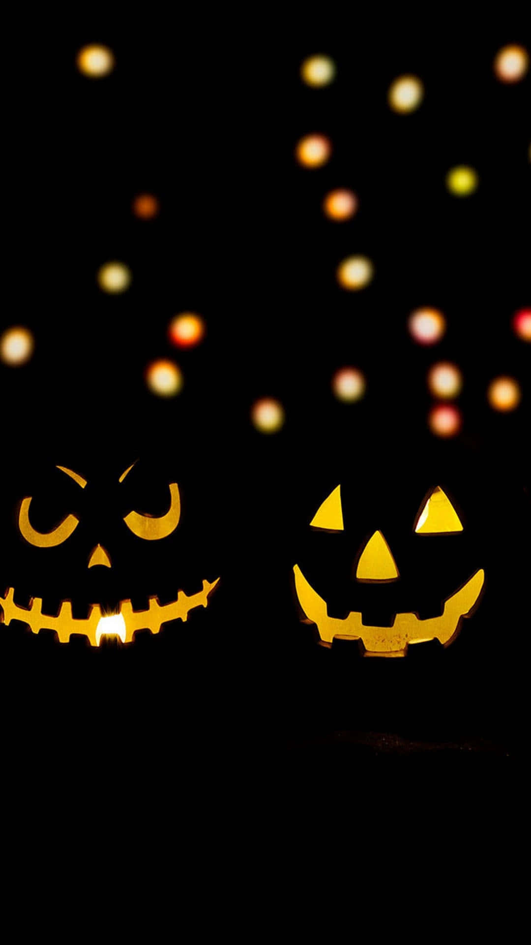 jack-o'-lanterns, angry faces, smiling faces, Full HD Phone Wallpaper