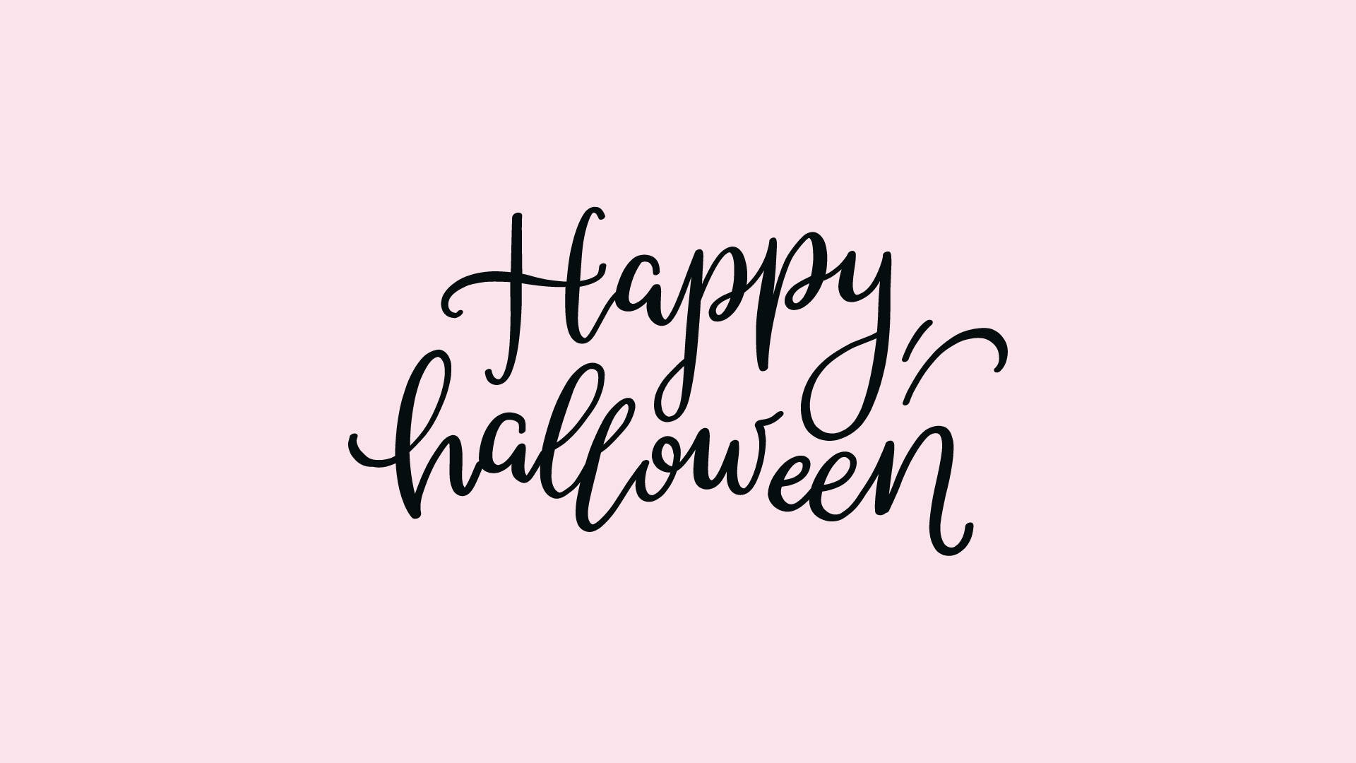 Halloween, black, calligraphic, Full HD Desktop Wallpaper