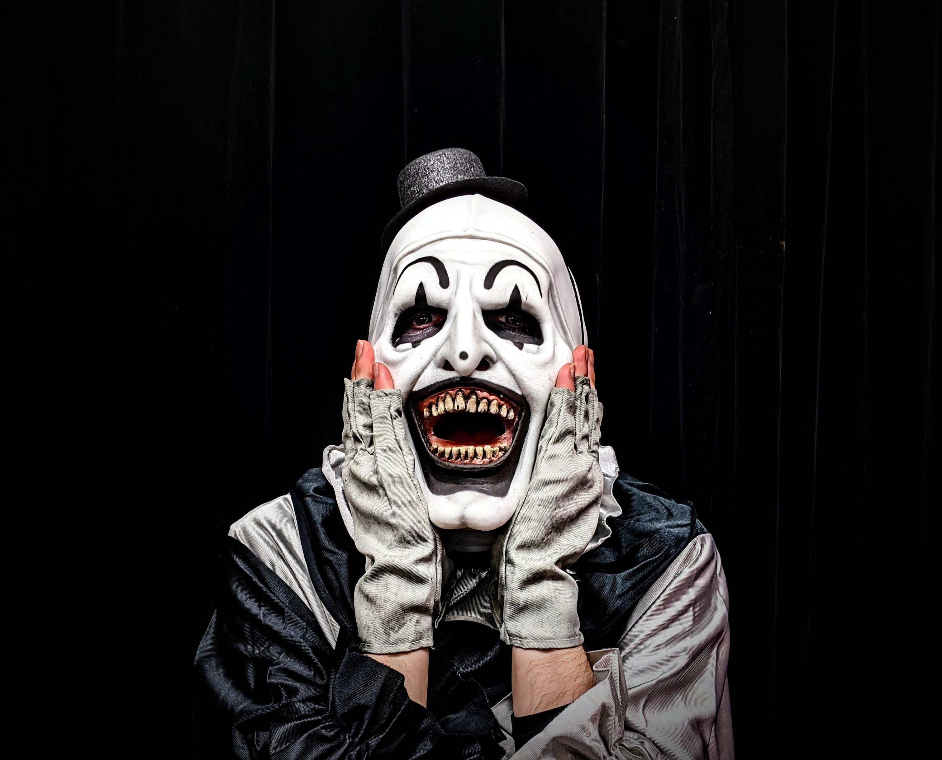 Halloween Masks, clown, toothy grin, 2K Desktop Wallpaper