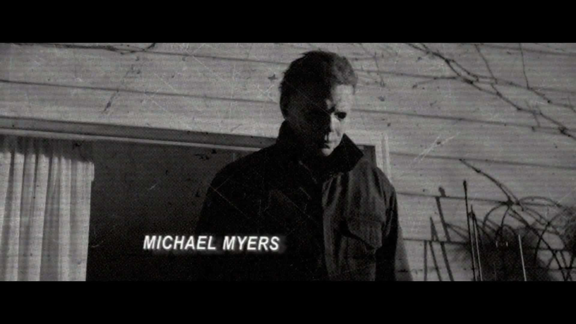 Halloween Michael Myers, blank mask, dimly lit room, Full HD Desktop Wallpaper