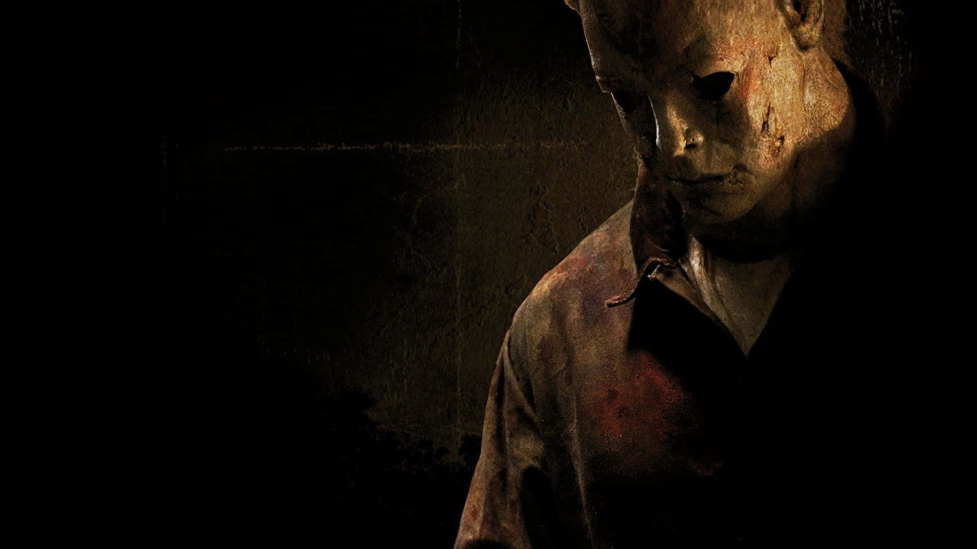 Halloween Michael Myers, butcher's room, masked figure, Full HD Desktop Wallpaper