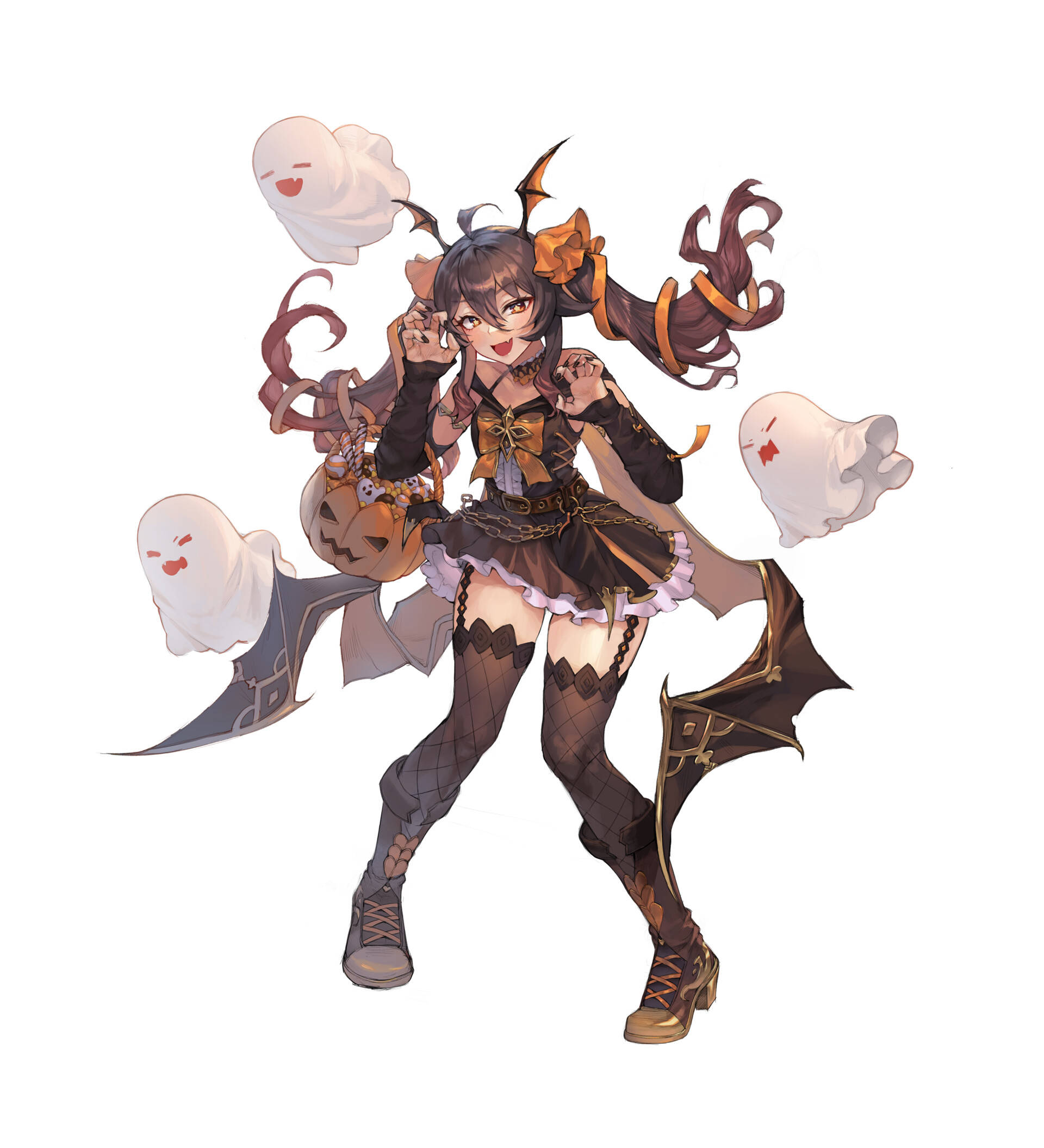 Halloween PFP, anime girl, Halloween witch outfit, Full HD Phone Wallpaper