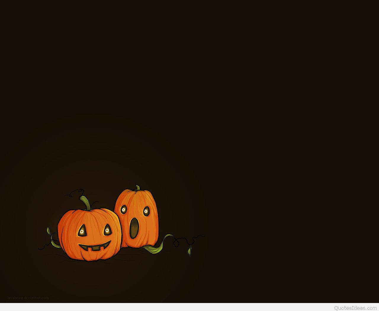 Halloween Pumpkin, black, glowing eyes, HD Desktop Wallpaper