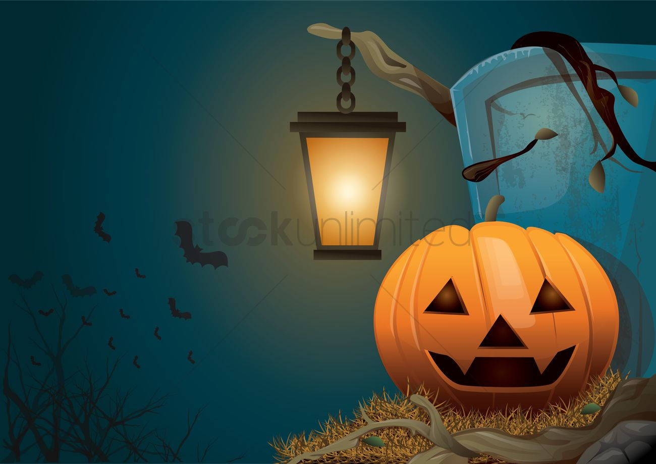 Halloween Pumpkin, jack-o'-lantern, hanging lantern, HD Desktop Wallpaper