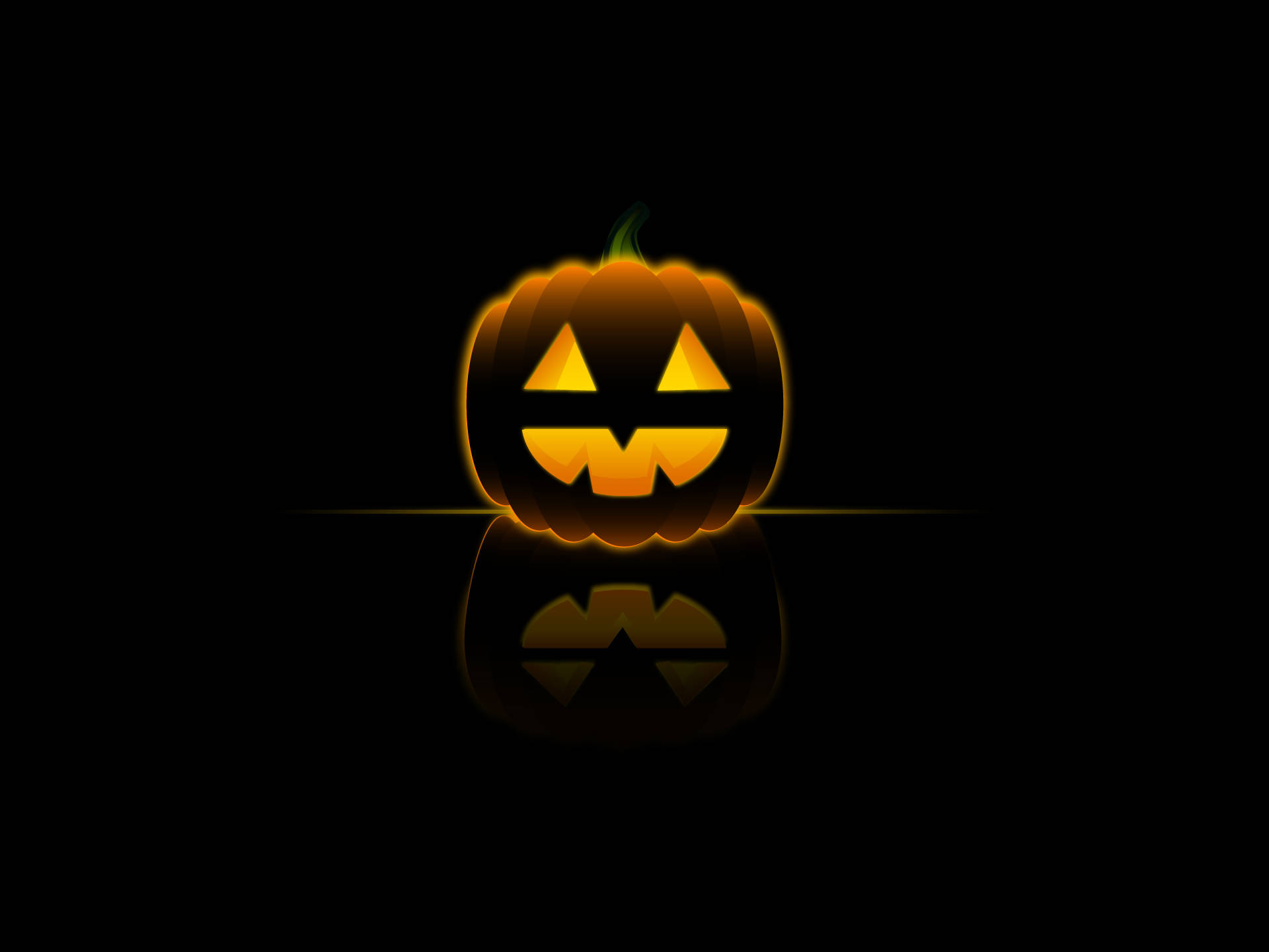 Halloween Pumpkin, jack-o'-lantern, menacing grin, Full HD Desktop Wallpaper