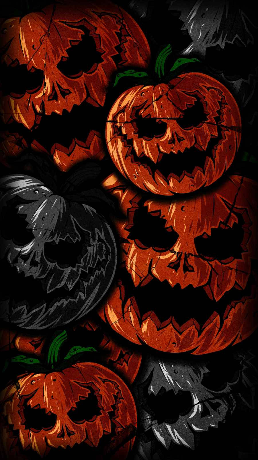 Halloween Pumpkin, orange, black, HD Phone Wallpaper