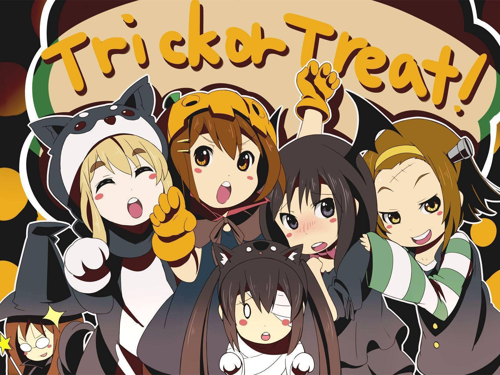 K-On!, Trick or Treat!, Halloween costumes, HD Desktop Wallpaper
