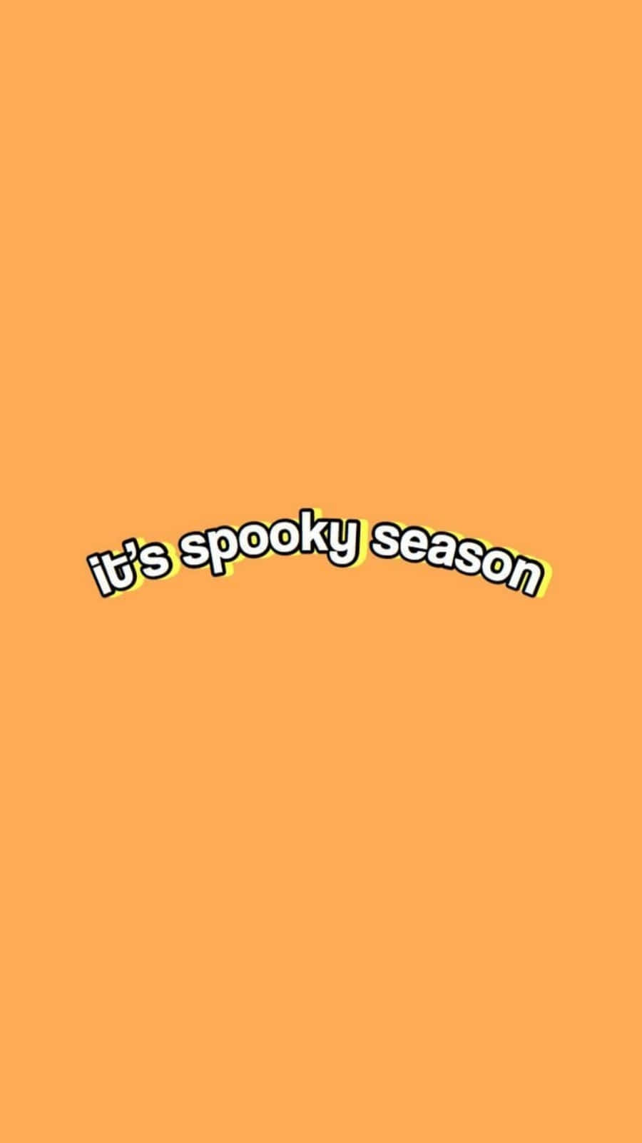 Halloween Tumblr Aesthetic, Spooky Season, bold white text, HD Phone Wallpaper