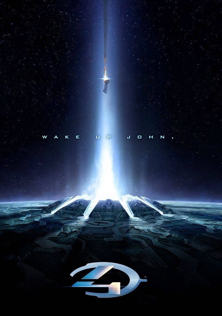 Halo 4, futuristic spacecraft, starfield, SD Phone Wallpaper