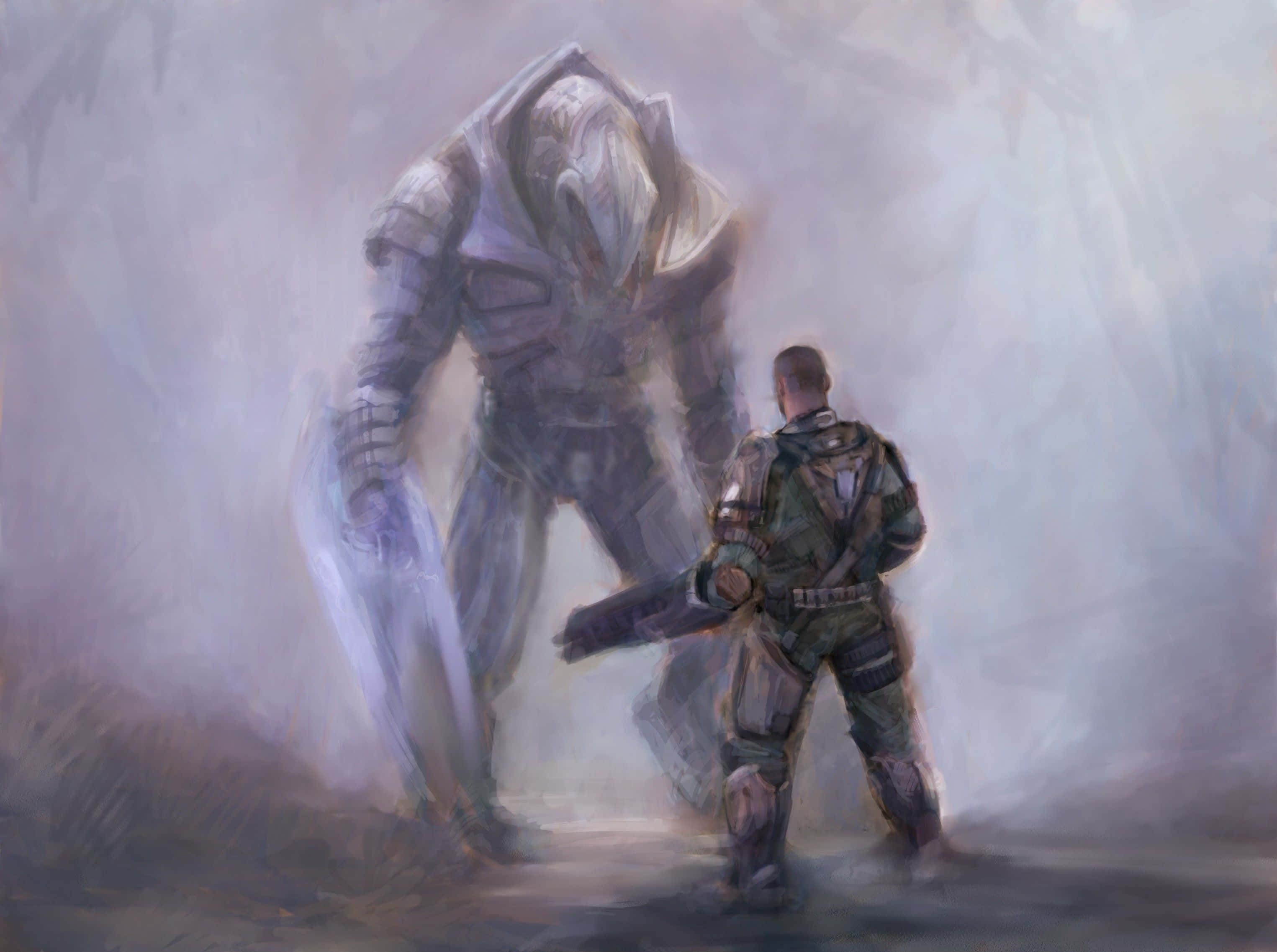 Halo Arbiter, Halo Arbiter 3051, misty, 2K Desktop Wallpaper