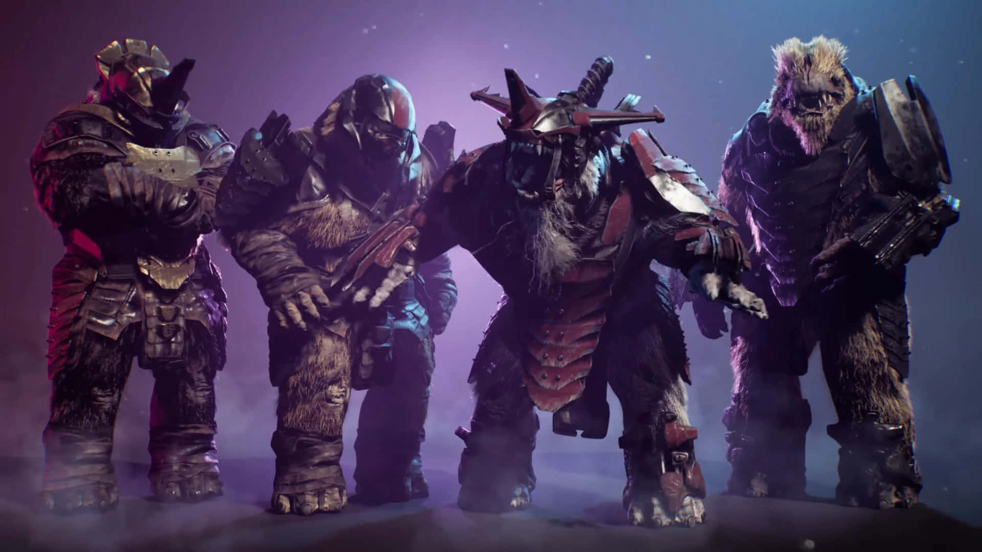Halo Brutes, fantasy warriors, beastly features, Full HD Desktop Wallpaper