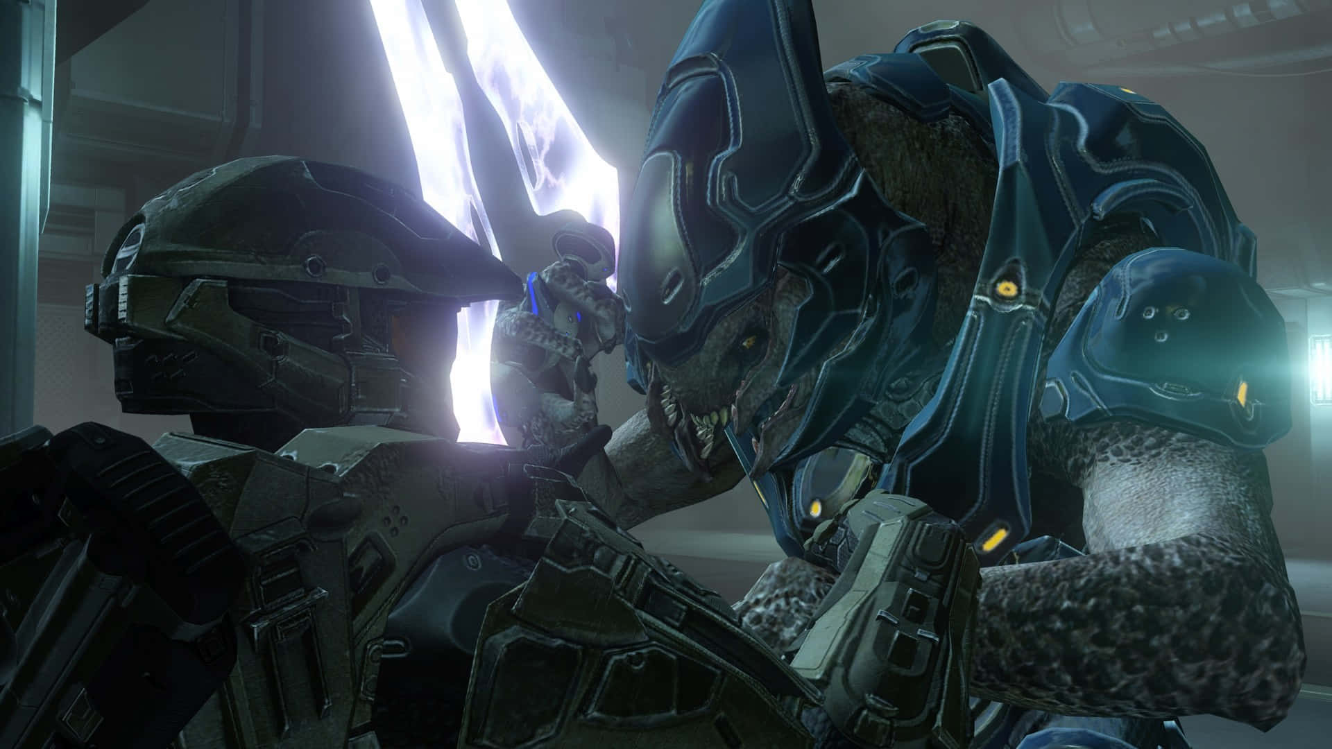Halo Covenant, soldier, helmet, Full HD Desktop Wallpaper