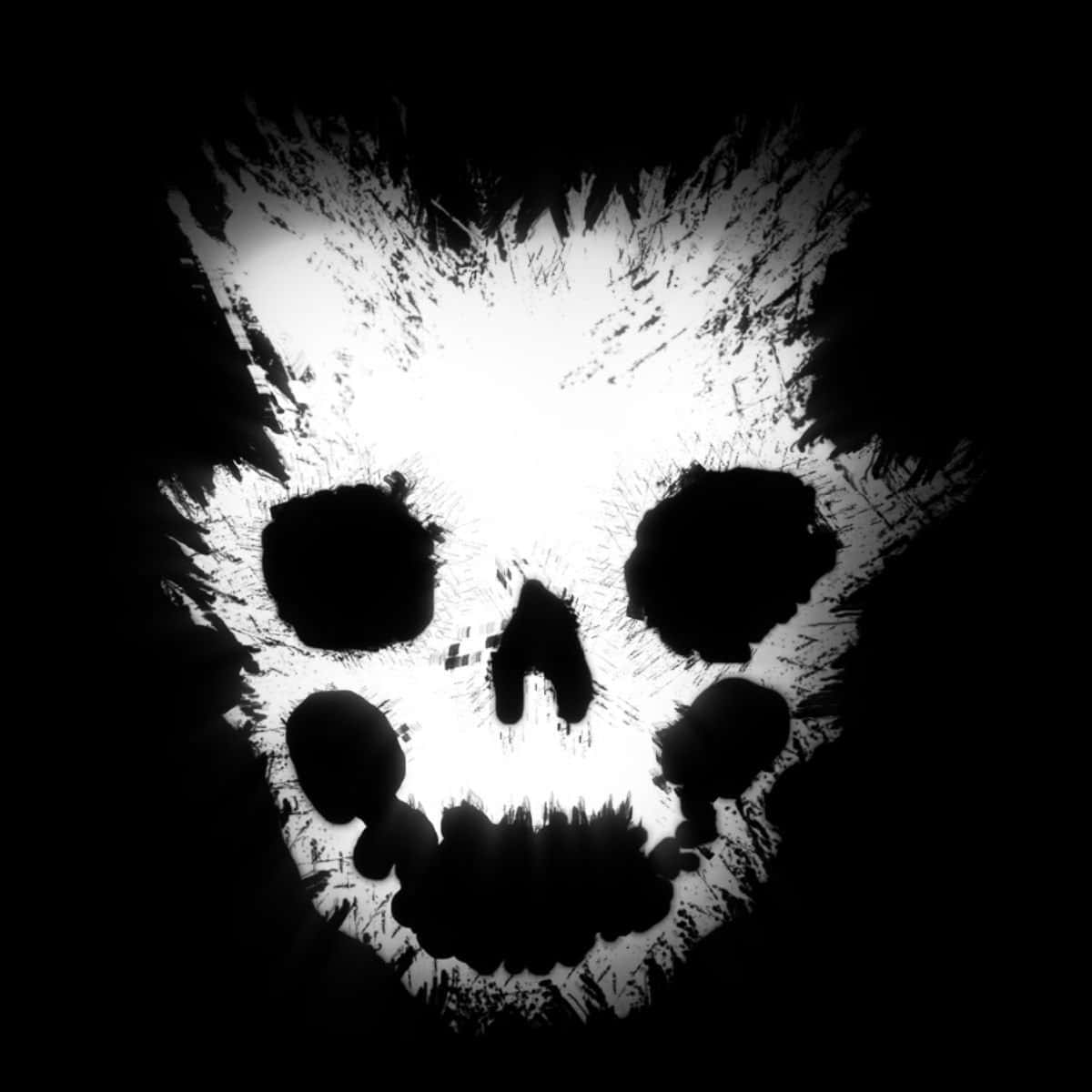 Halo Emile, skull, white, SD Desktop Wallpaper