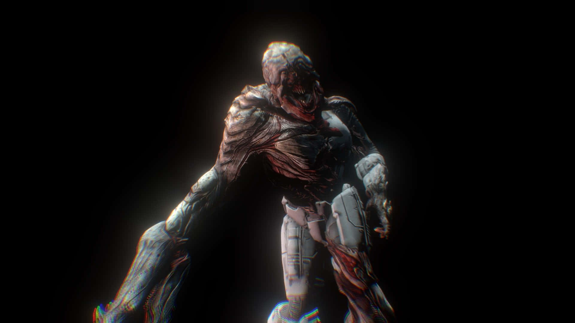 Halo Flood, Halo, biomechanical horror creature, Full HD Desktop Wallpaper