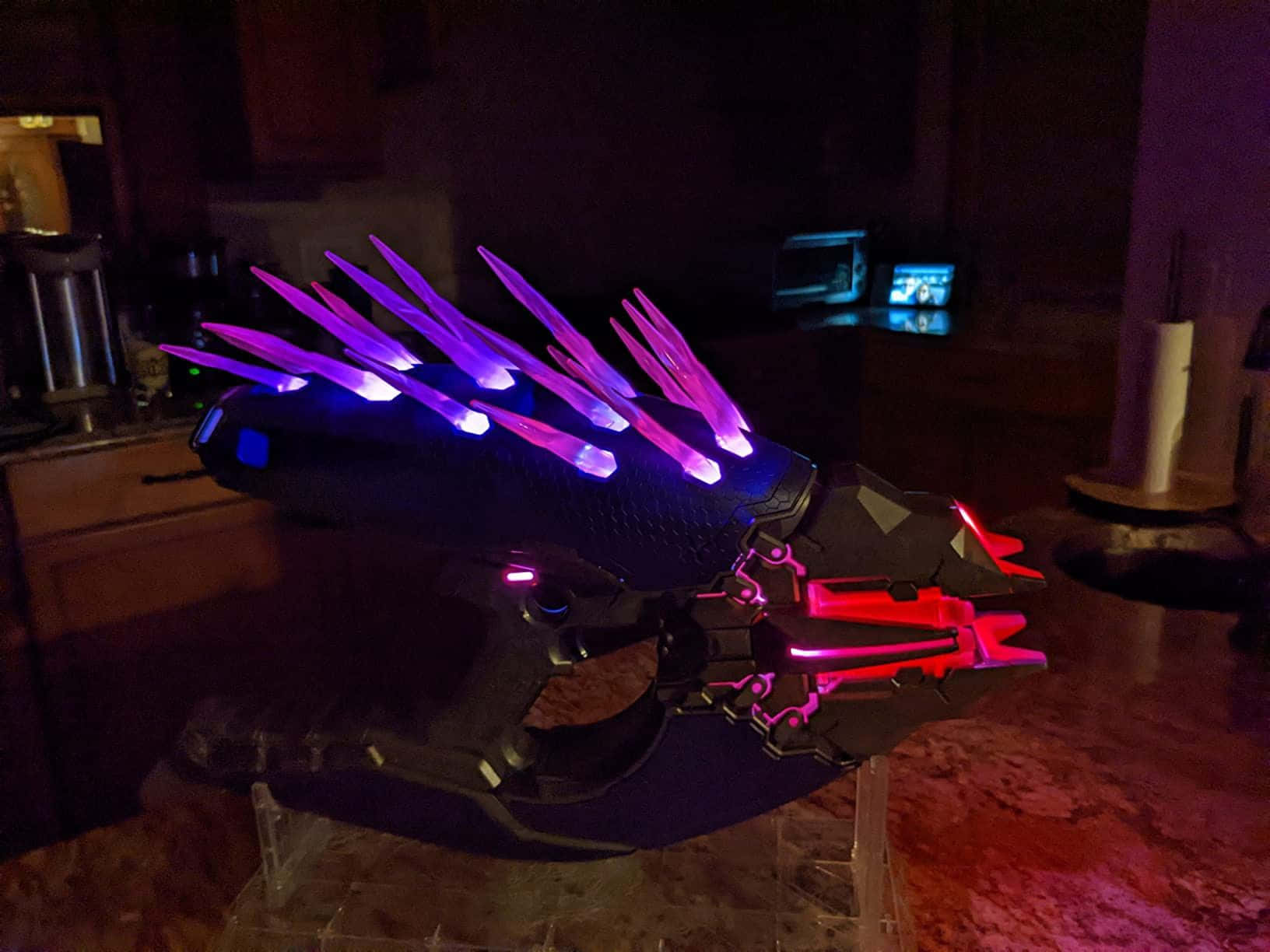 Halo Needler, purple, red, HD Desktop Wallpaper