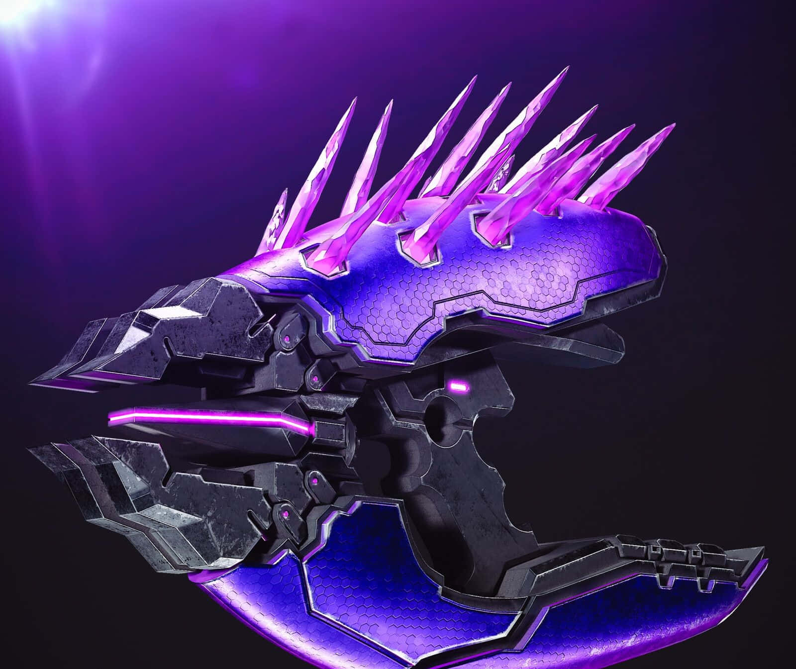 Halo Needler, purple, black, HD Desktop Wallpaper