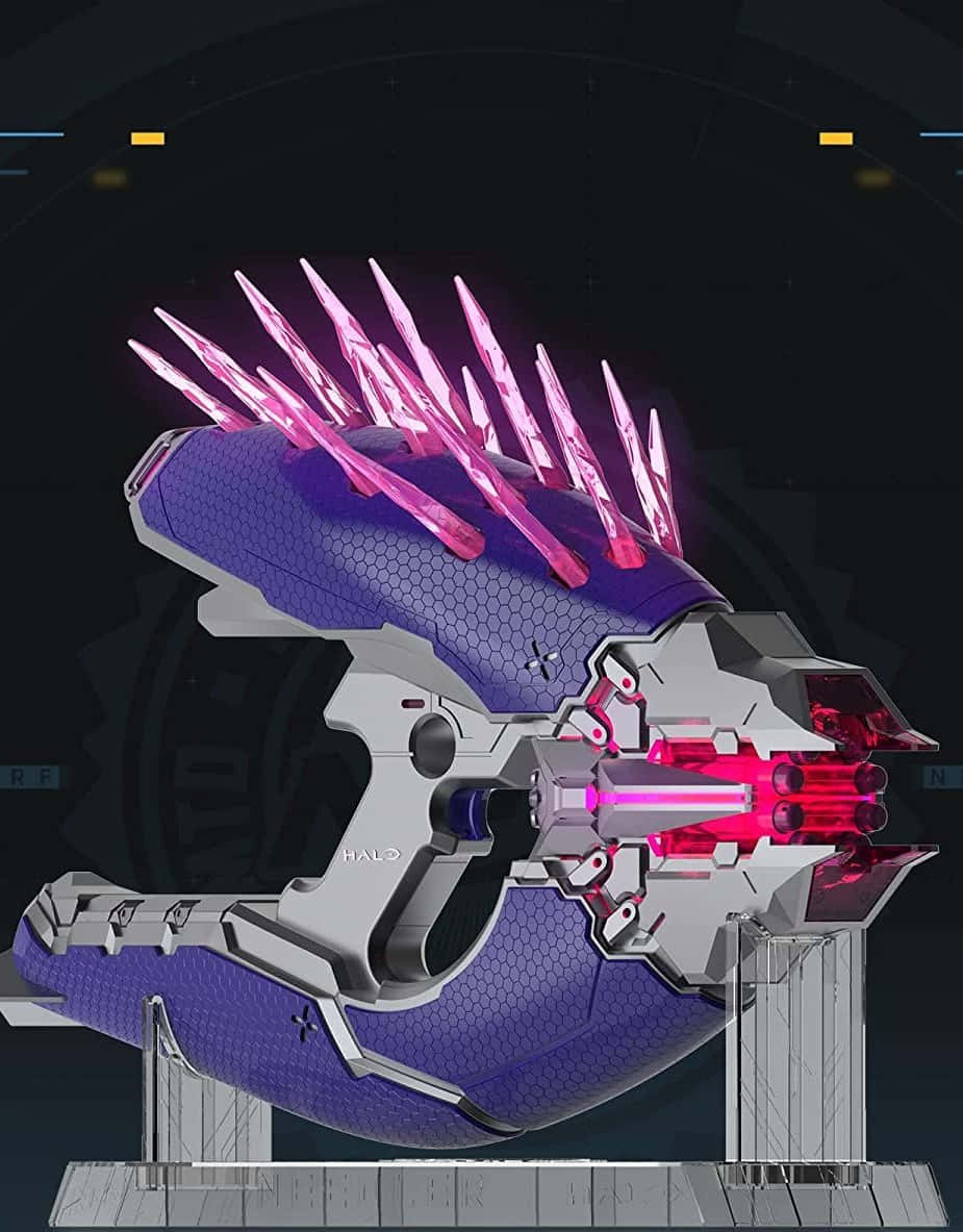 Halo Needler, purple, silver, SD Phone Wallpaper