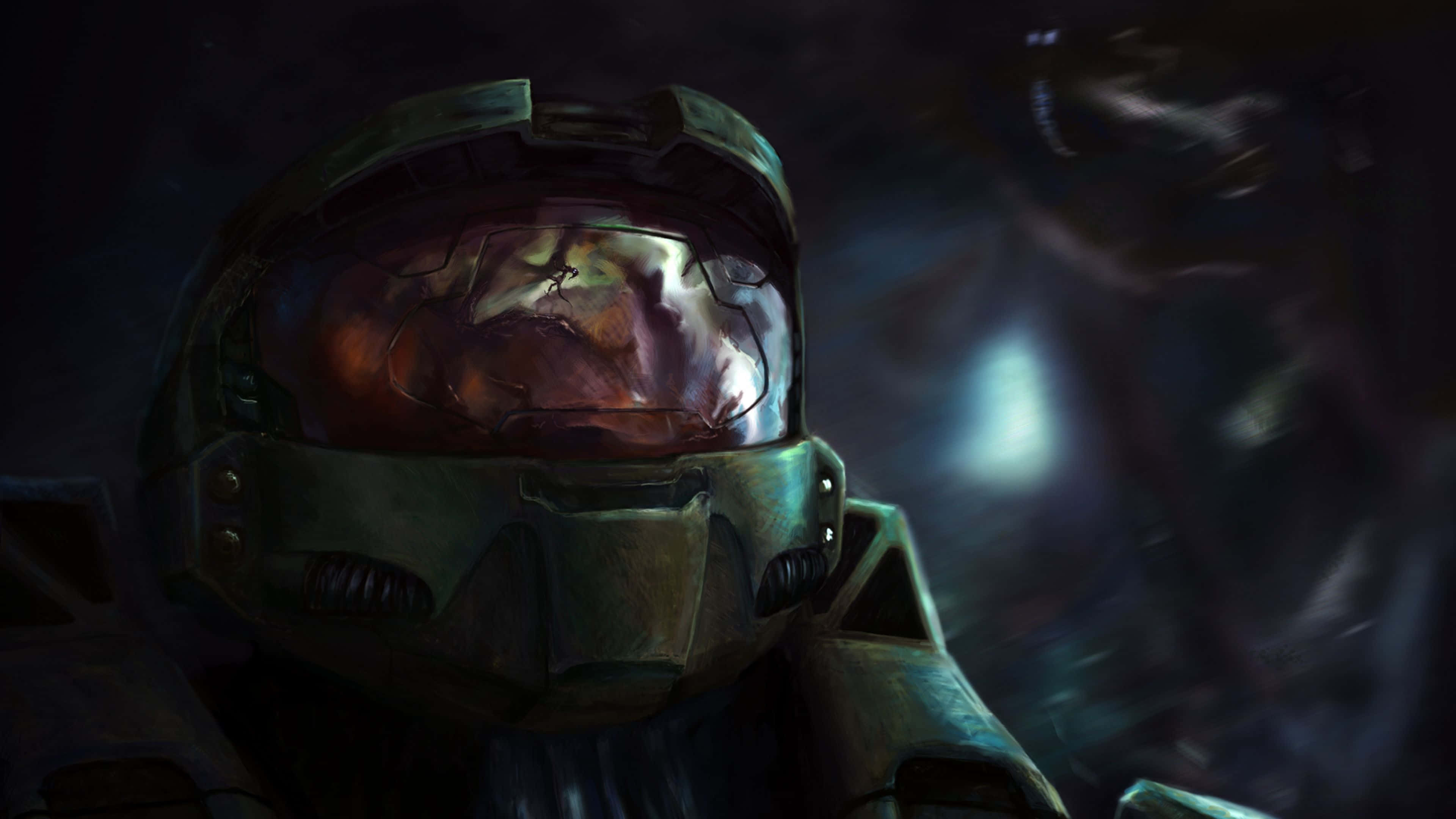Halo ODST 4K, soldier, green helmet, 4K Desktop Wallpaper