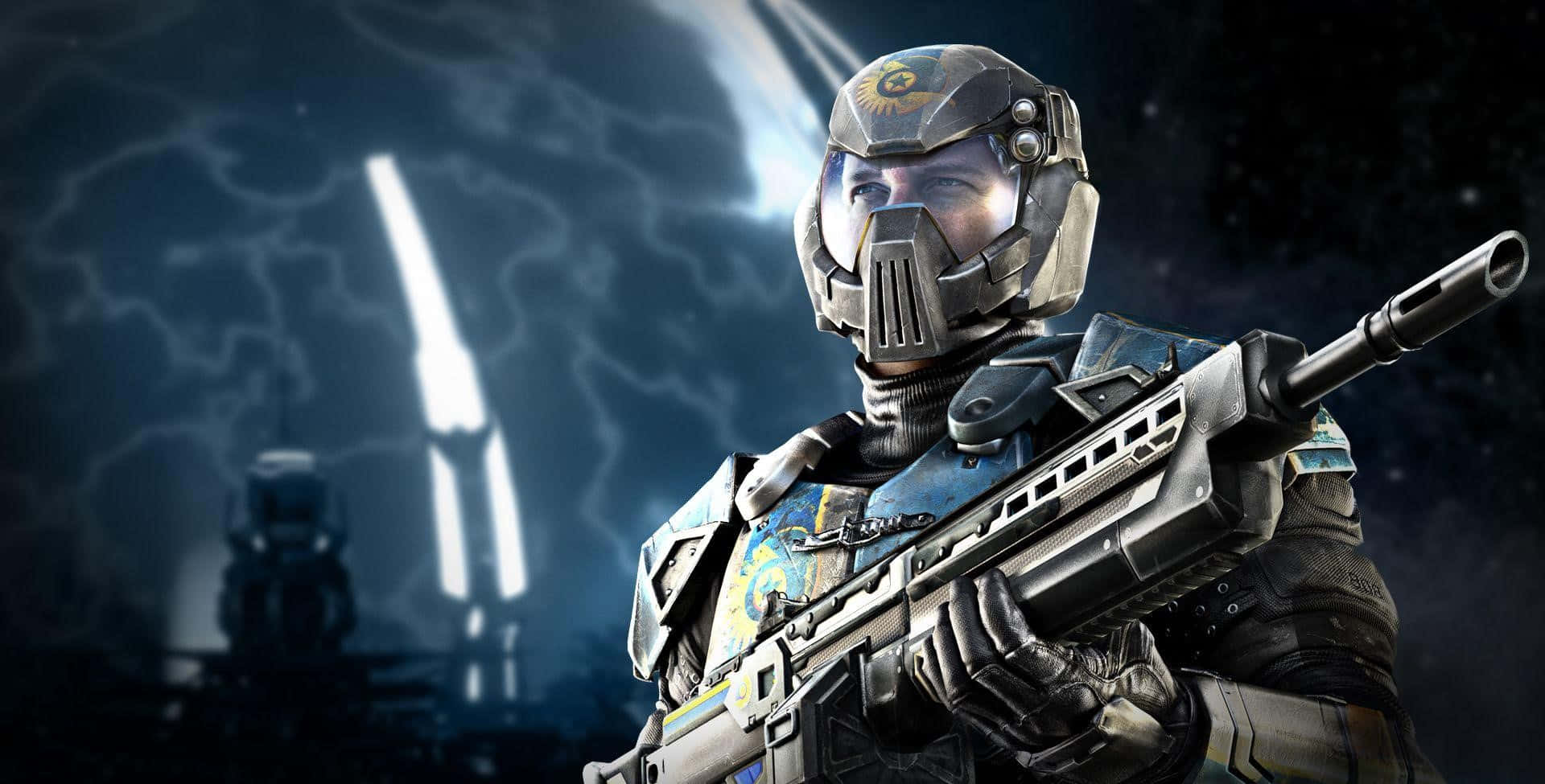 Halo Red Team, futuristic soldier, detailed armor, Full HD Desktop Wallpaper
