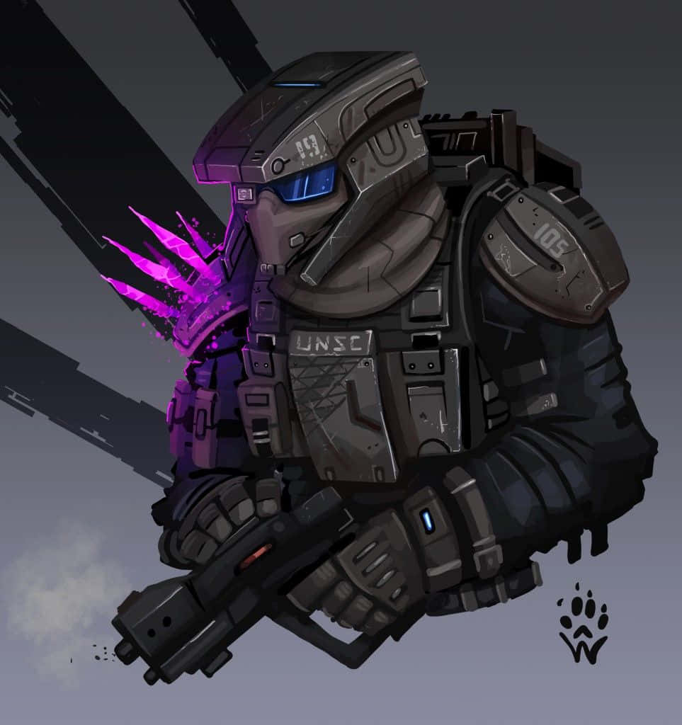 Halo, UNSC, UNSC soldier, SD Phone Wallpaper