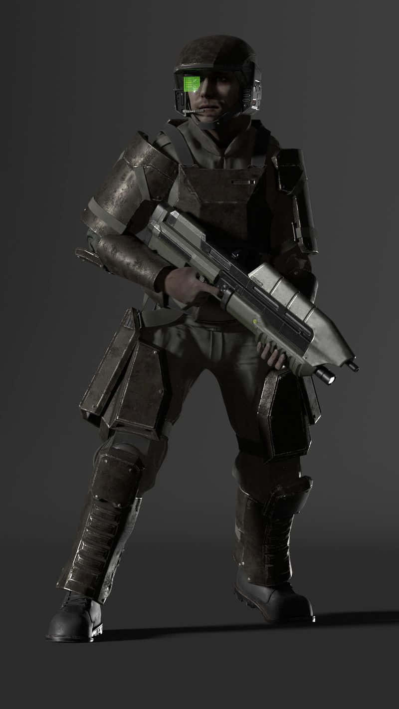 Halo, UNSC, soldier, HD Phone Wallpaper