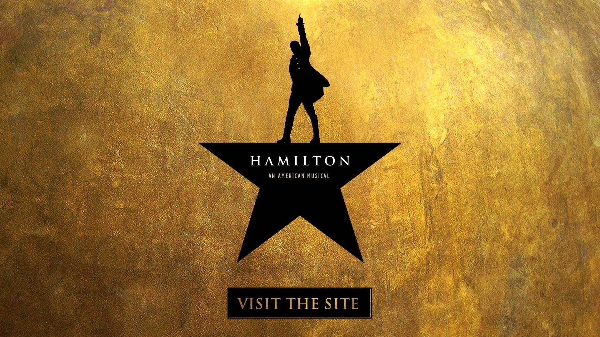 Hamilton, musical, black silhouette, Full HD Desktop Wallpaper