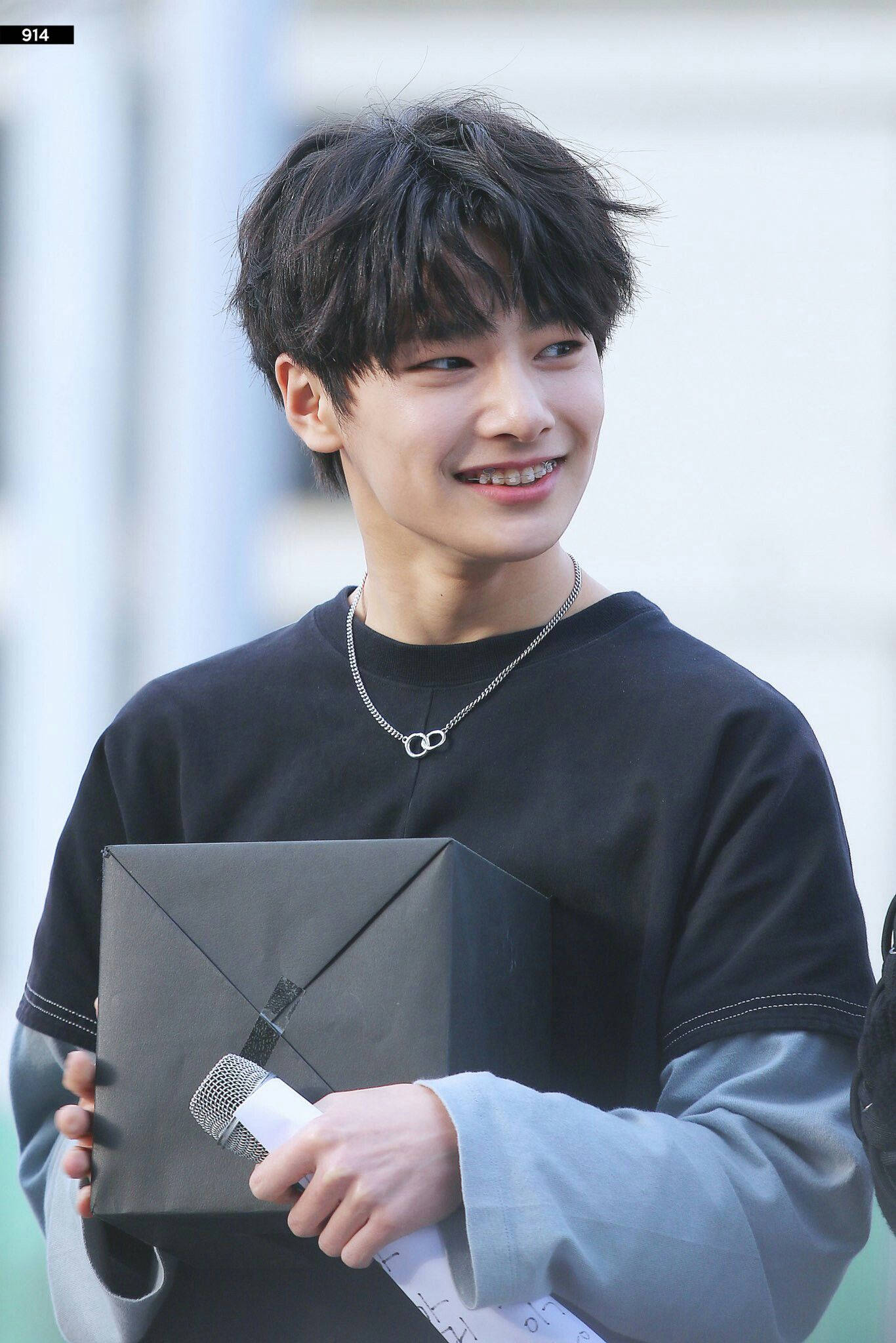Stray Kids, youngest member, dark hair, Full HD Phone Wallpaper