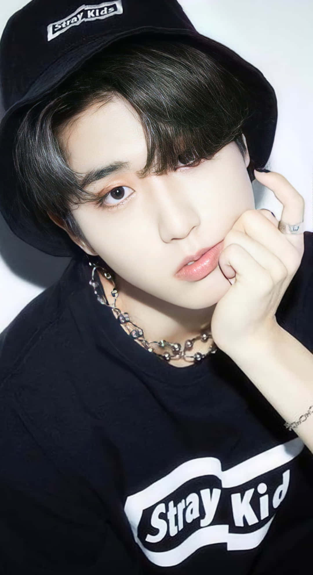Han Stray Kids, Stray Kids, black bucket hat, Full HD Phone Wallpaper