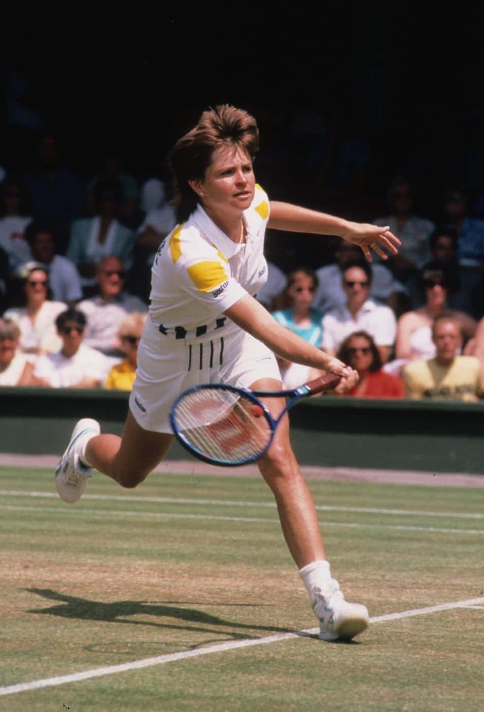 Hana Mandlíková, tennis player, grass court, HD Phone Wallpaper