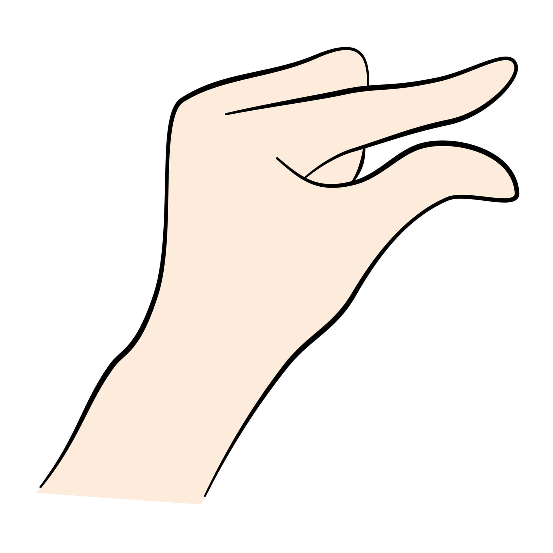 negligible super light hand, peace sign, line-art illustration, Full HD Desktop Wallpaper