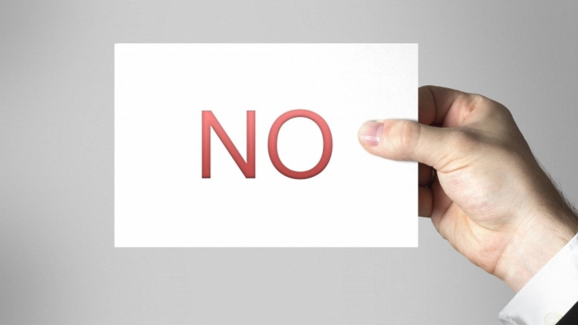 NO, red letters, white card, Full HD Desktop Wallpaper