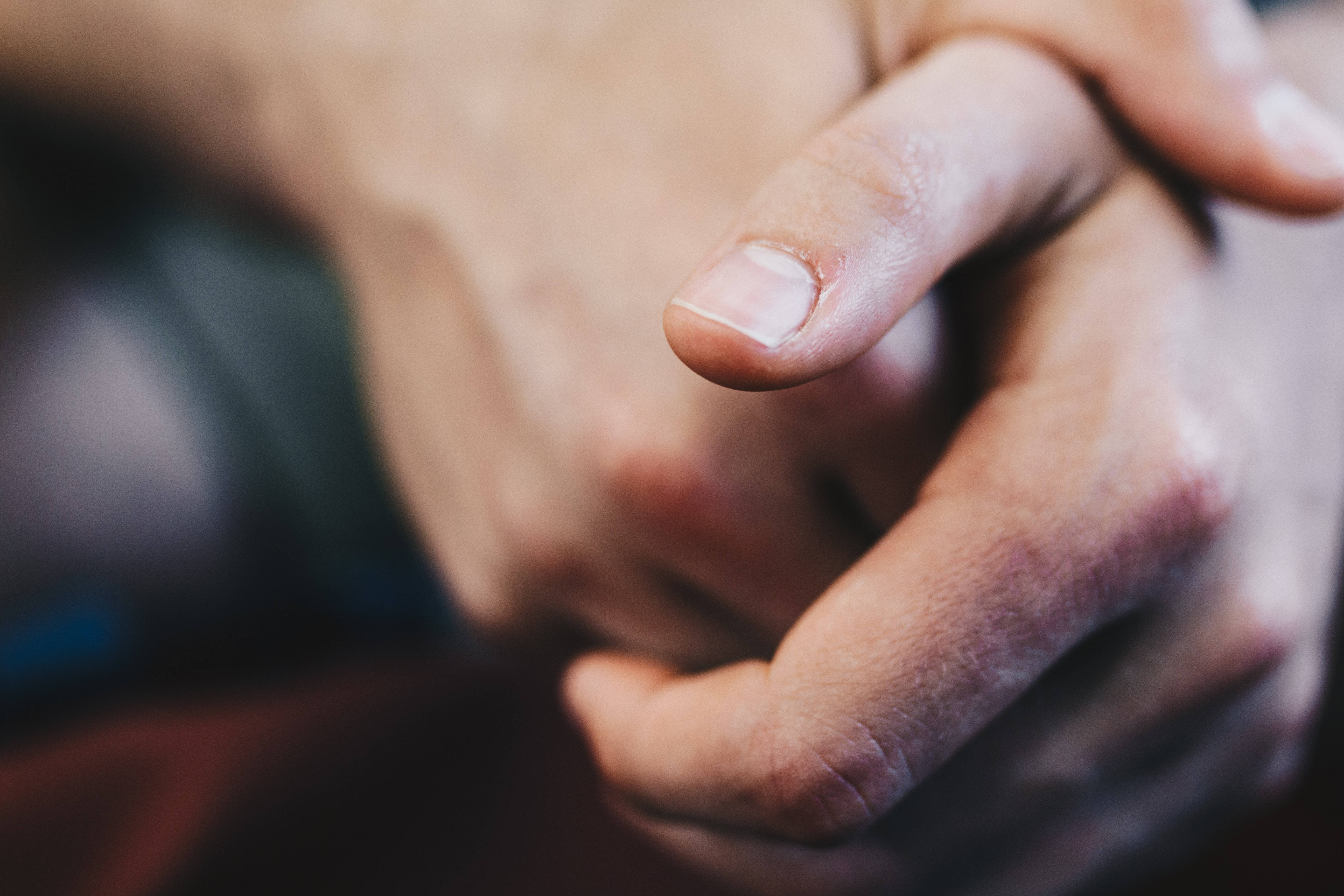close up hands, intertwined hands, soft focus background, 5K Desktop Wallpaper
