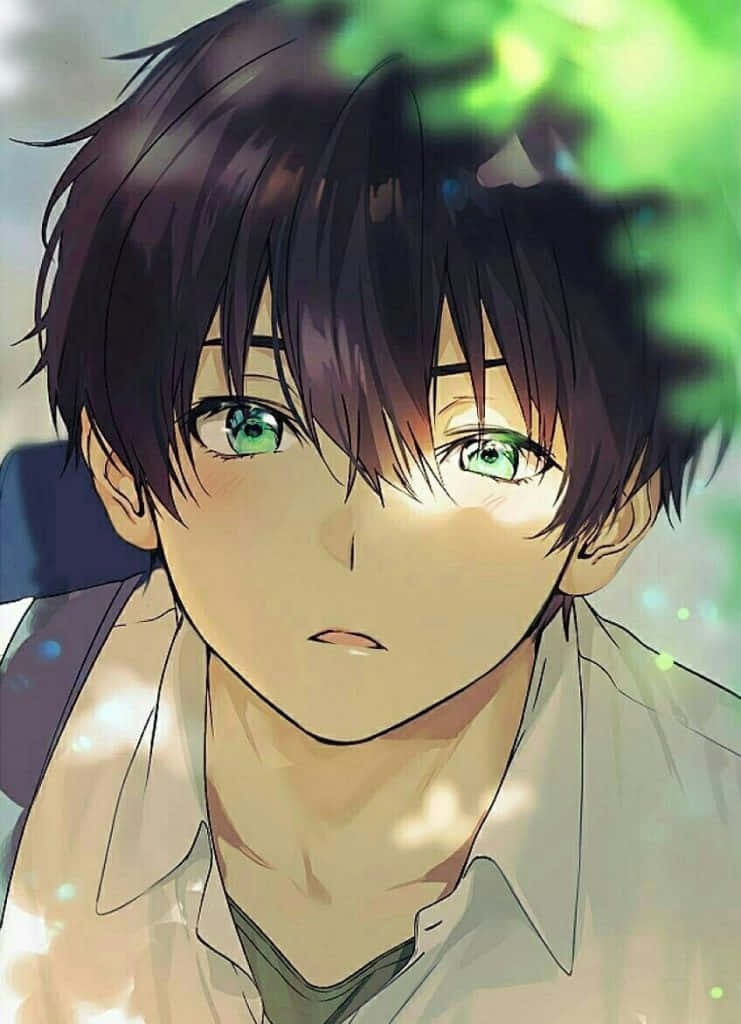 Wisful Boy PFP, anime boy, dark hair, SD Phone Wallpaper