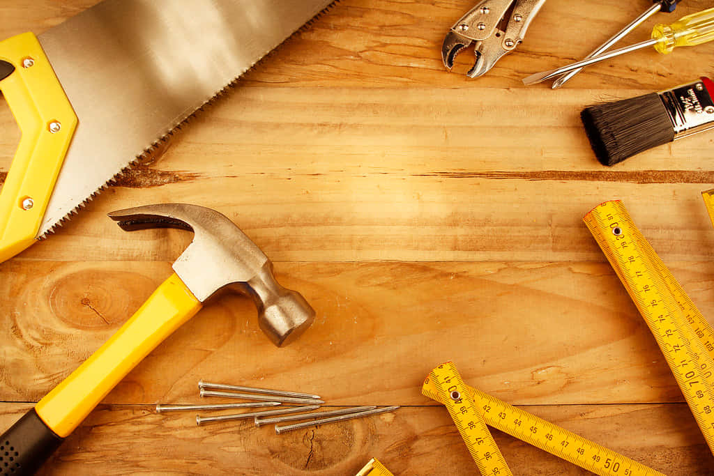 hammer, saw, pliers, SD Desktop Wallpaper