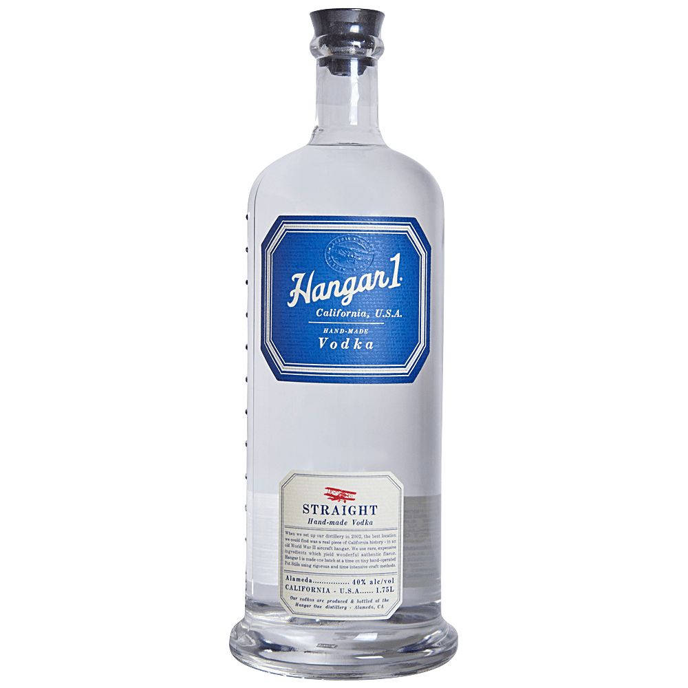 Hangar 1, hand-made vodka, blue and white label, SD Desktop Wallpaper