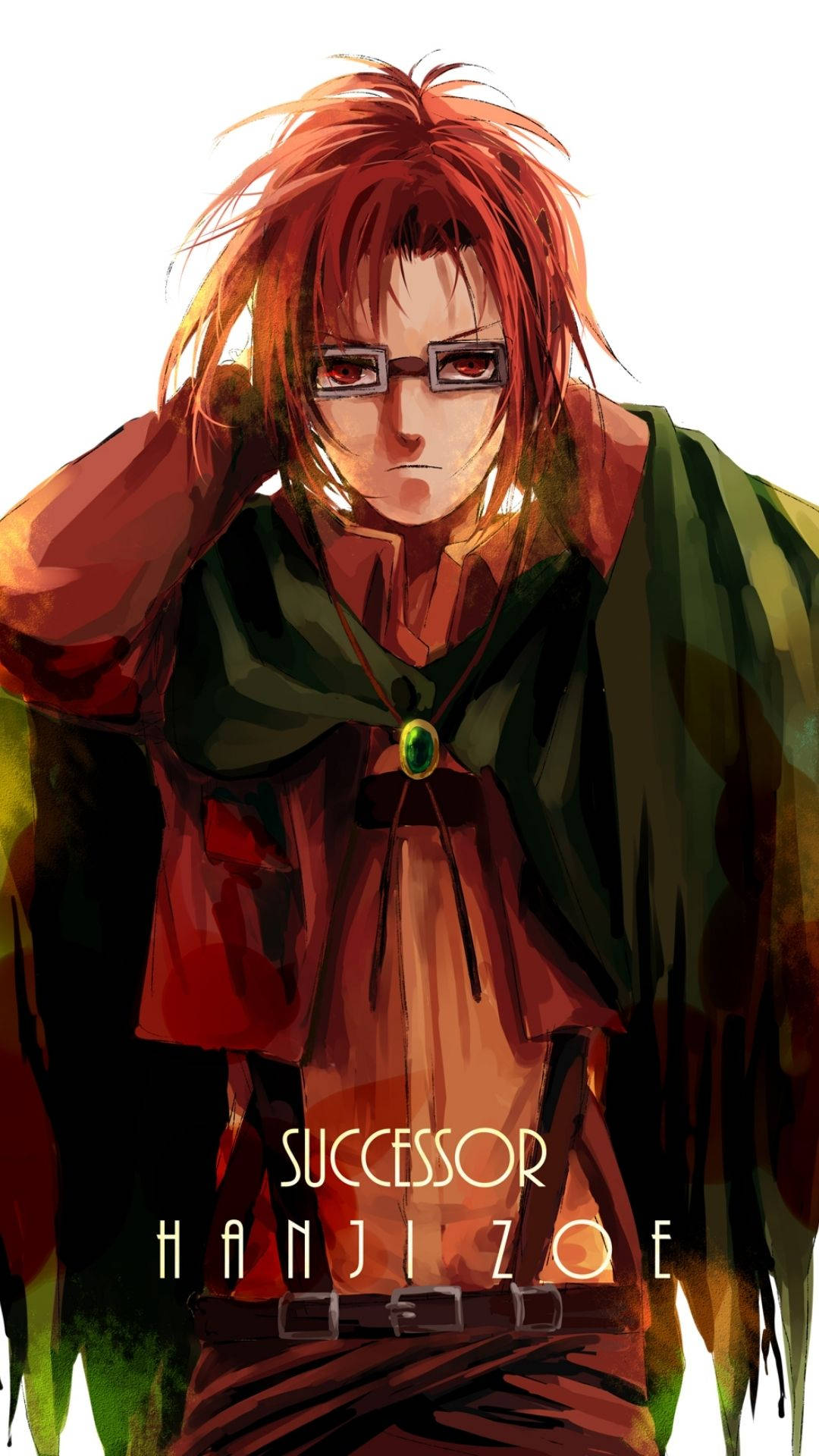 Hange Zoe, red-haired, glasses, Full HD Phone Wallpaper
