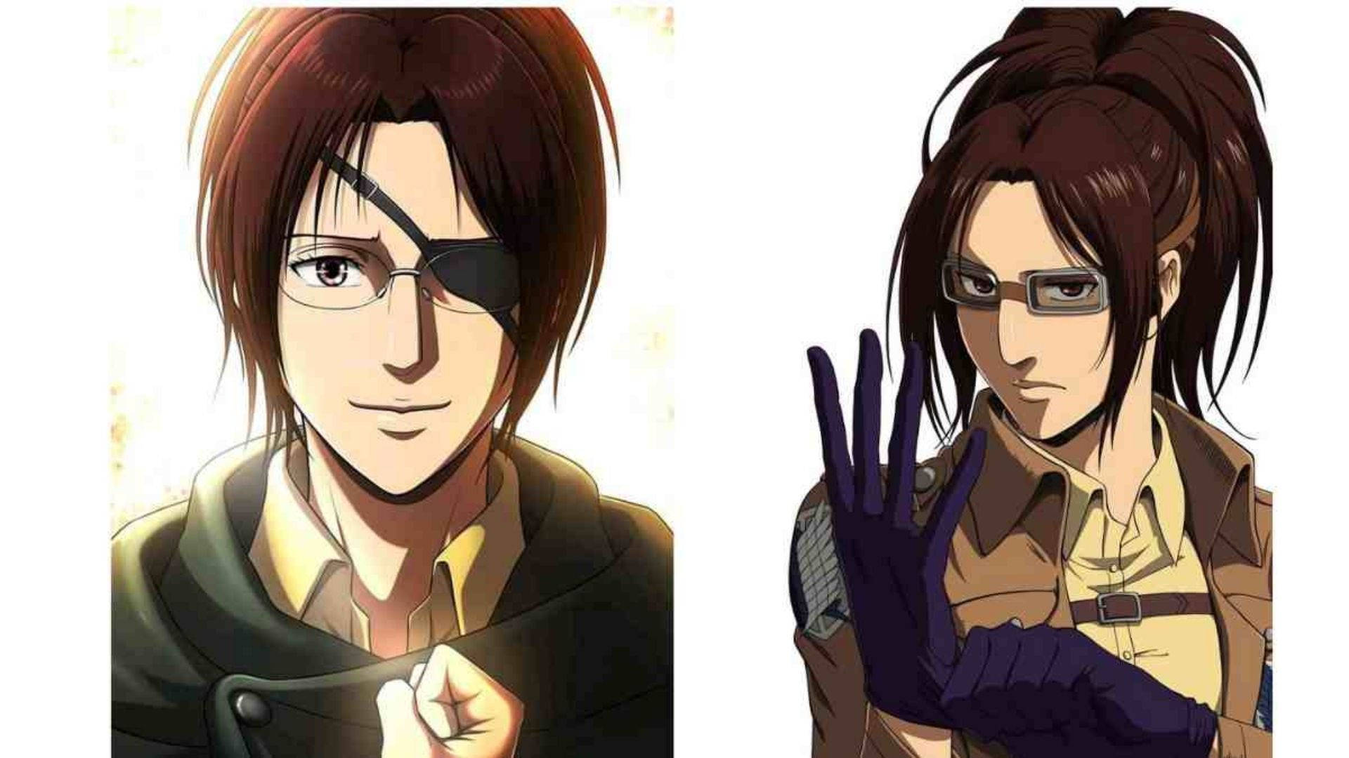 Hange Zoe, eye patches, serious expressions, Full HD Desktop Wallpaper