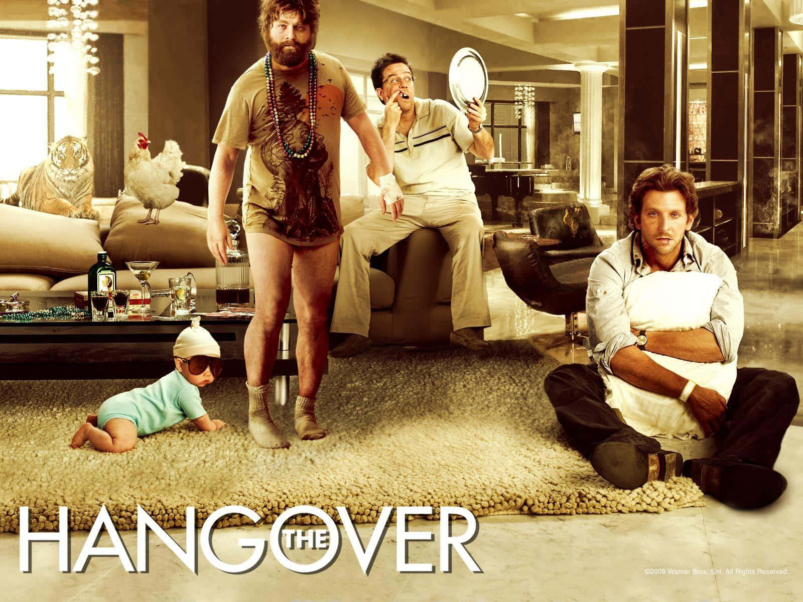 The Hangover, tiger, chicken, HD Desktop Wallpaper