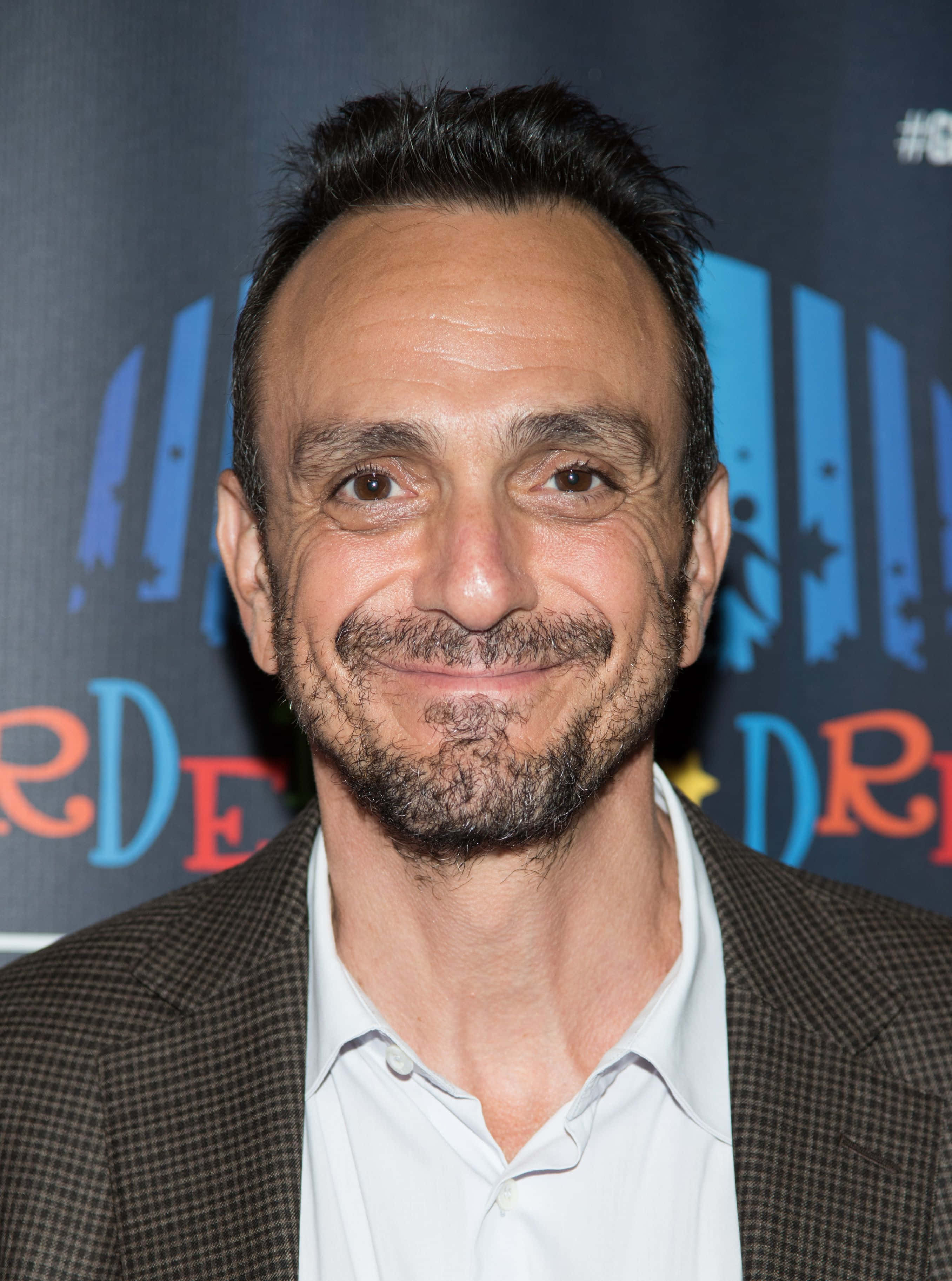 Hank Azaria, press event, checkered blazer, 2K Phone Wallpaper