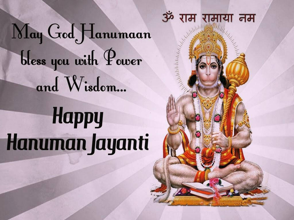 Hanuman, golden ornaments, red garlands, SD Desktop Wallpaper