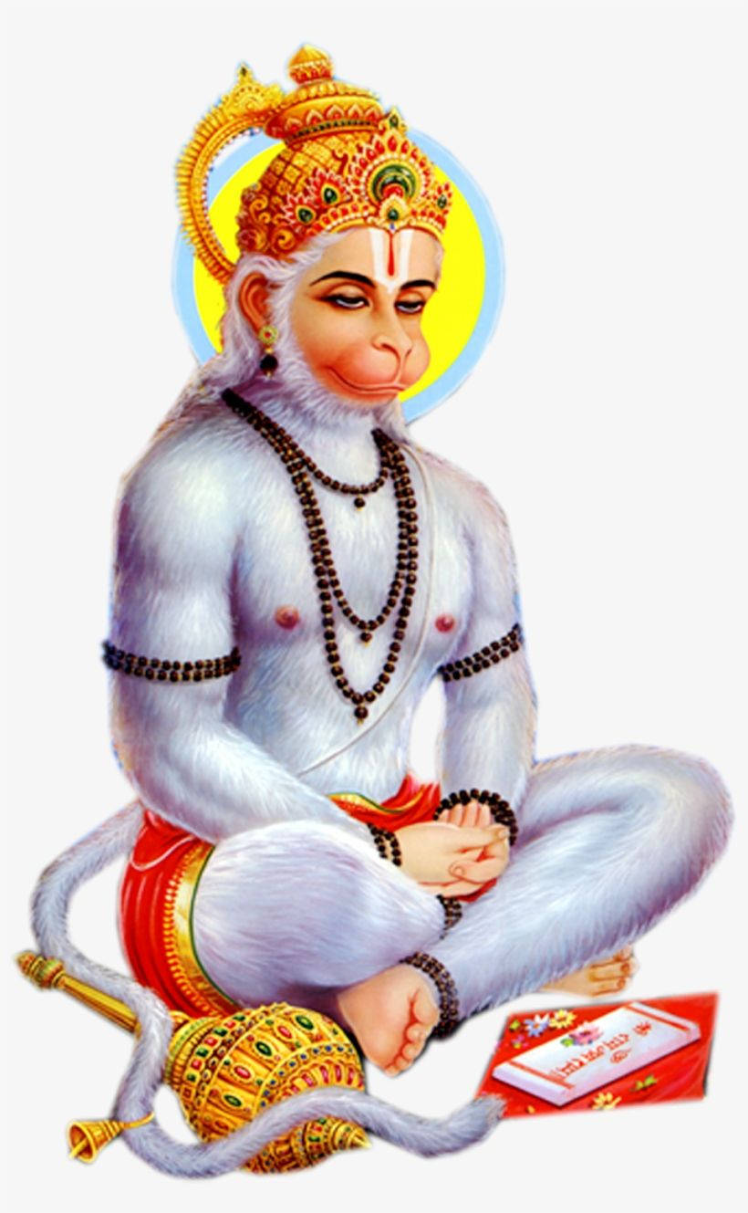 Hanuman Ji, golden crown, beads, HD Phone Wallpaper