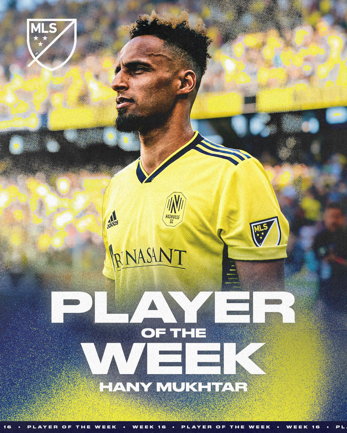 Hany Mukhtar, yellow jersey, stadium, HD Phone Wallpaper