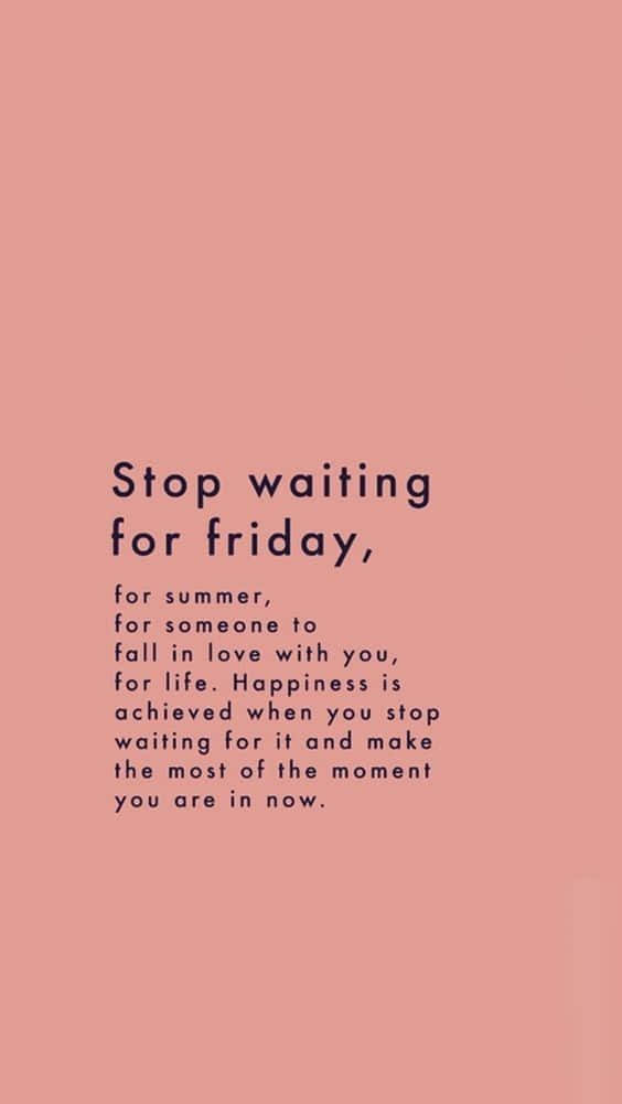 minimalist pink background, dark text, inspirational message, SD Phone Wallpaper