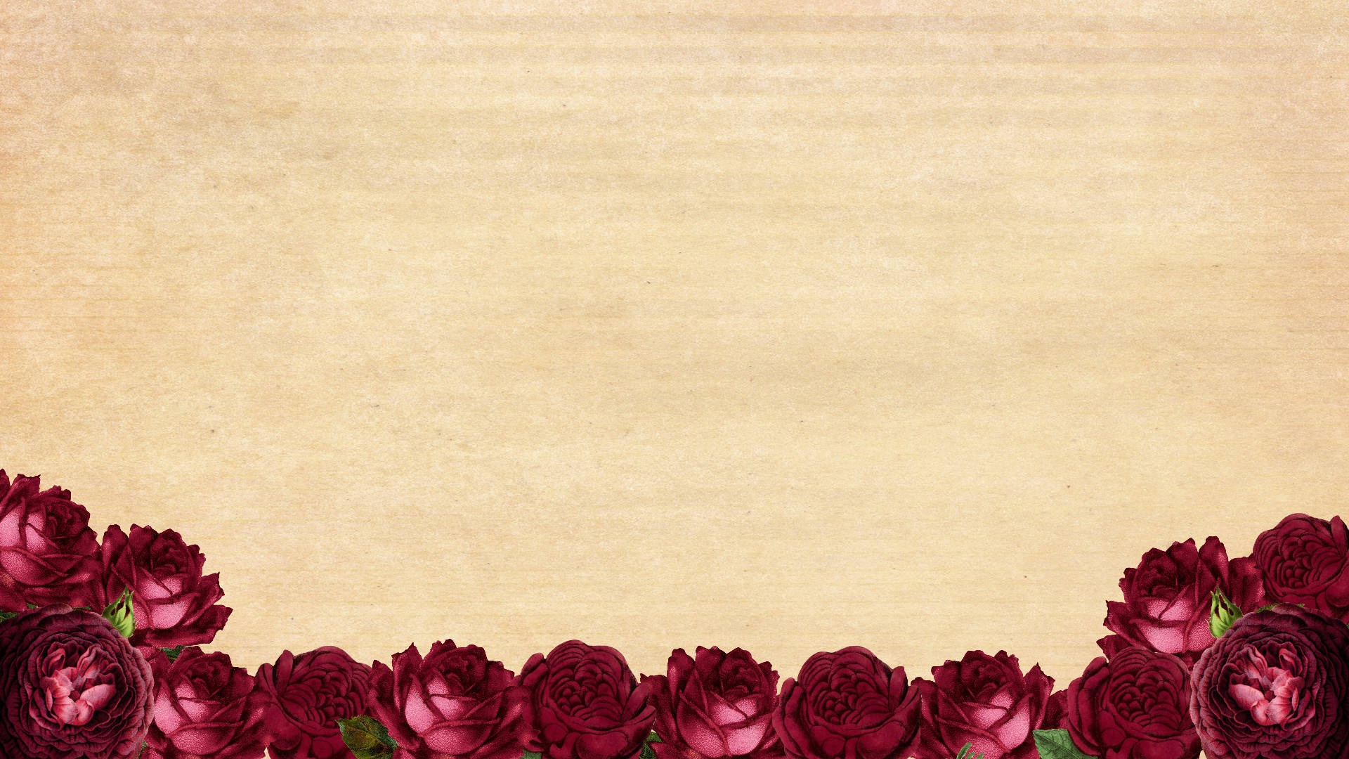 deep red roses, textured beige parchment background, Full HD Desktop Wallpaper