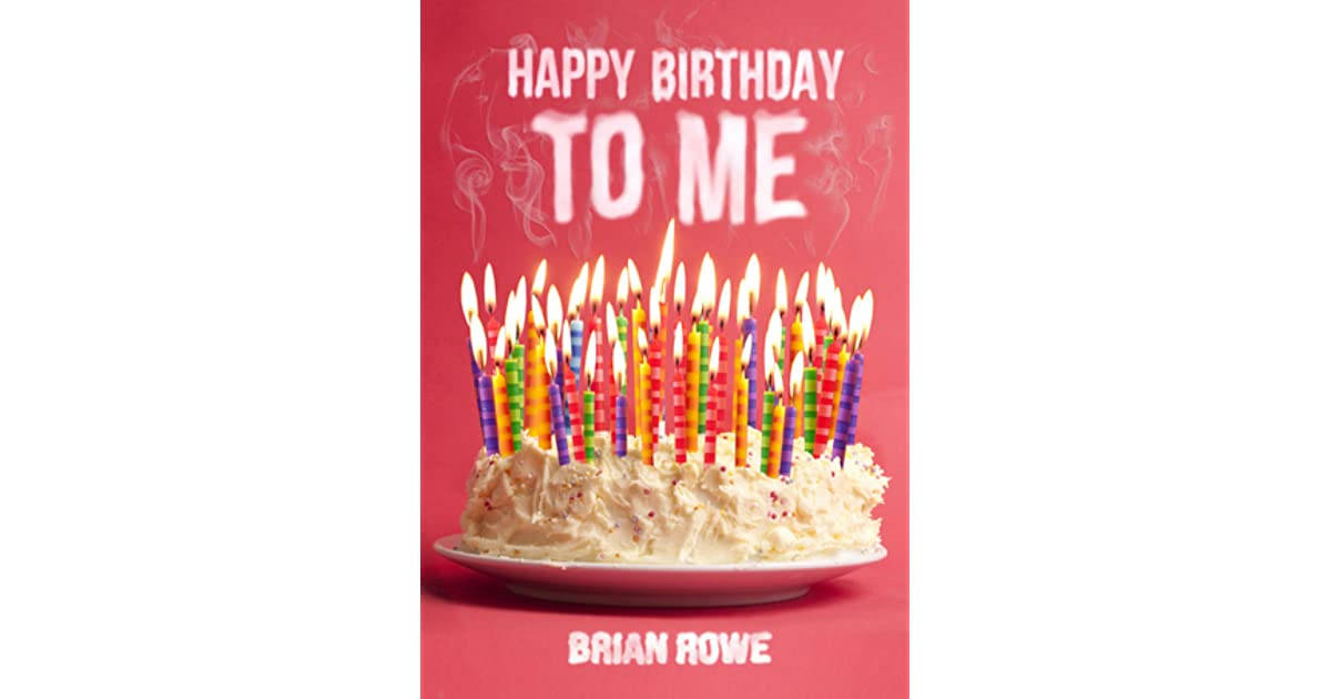 HAPPY BIRTHDAY TO ME, frosted birthday cake, colorful lit candles, SD Desktop Wallpaper