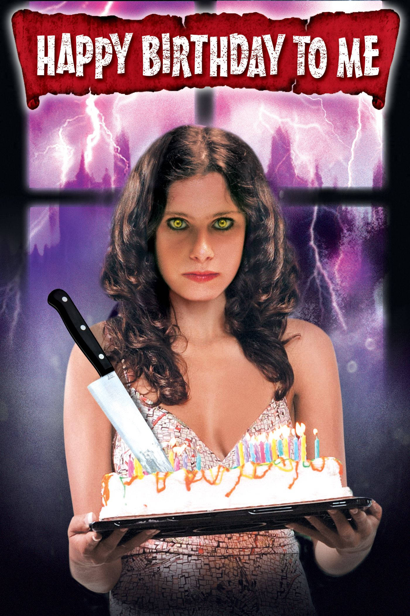 Happy Birthday To Me, green eyes, birthday cake, Full HD Phone Wallpaper