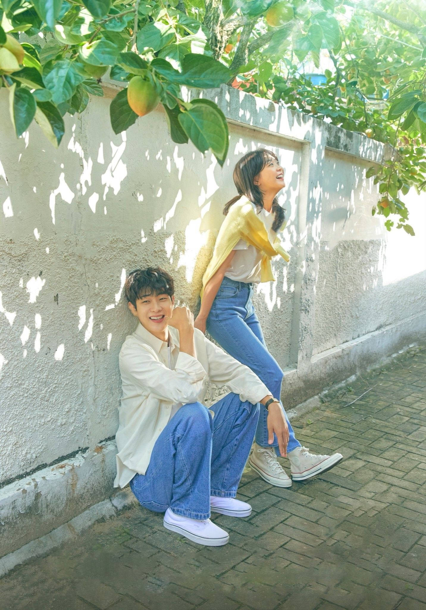 Aesthetic Couple, Korean, street, Full HD Phone Wallpaper