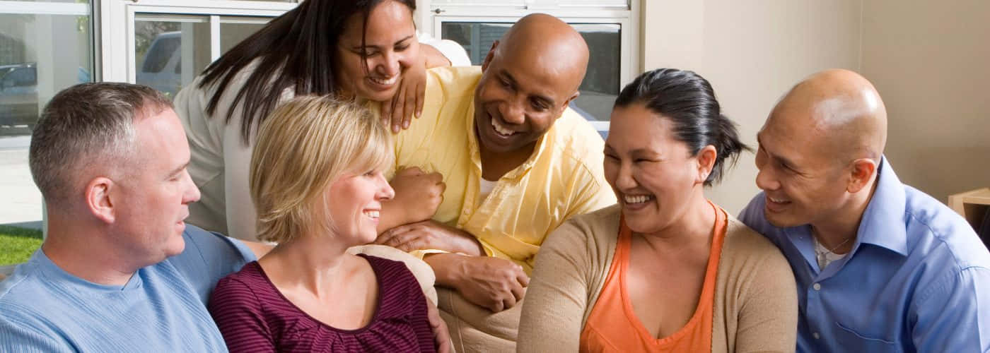 Happy Adult Couples, multiracial adults, smiling, HD Desktop Wallpaper