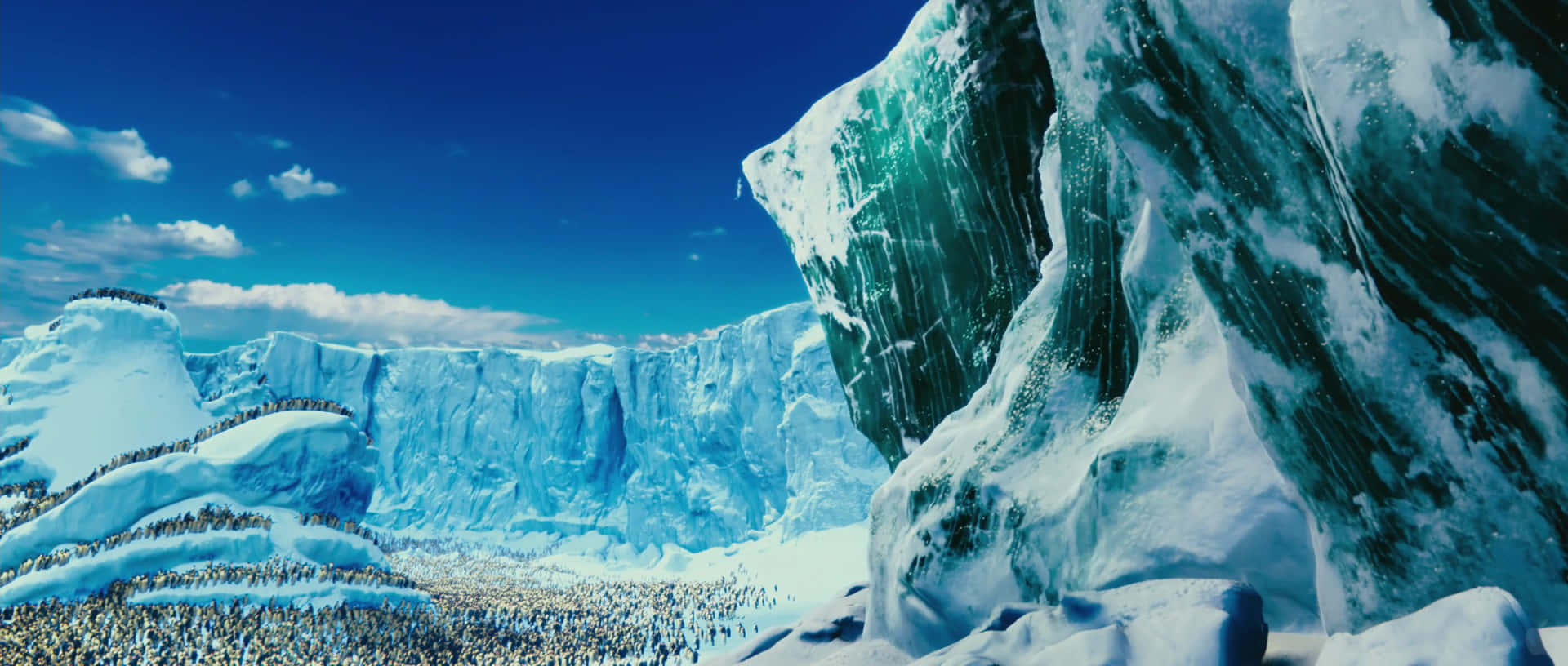 Happy Feet Two, penguins, ice, Full HD Desktop Wallpaper